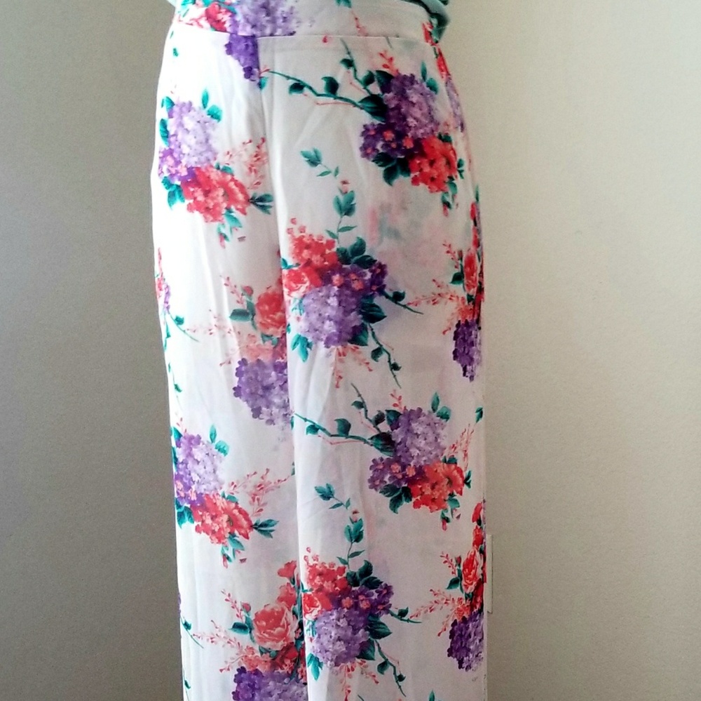 Forever 21 Wide Floral Pants